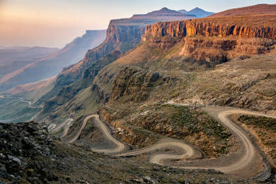 The dramatic mountain passes of Lesotho, a Southern Africa lookalike trap